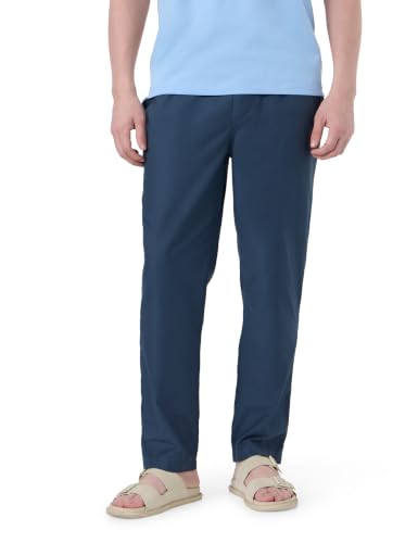 Image of Symbol Premium Men's 100% Cotton Super Soft Solid Pyjamas | Elasticated Waistband | Dual Side Pockets | Available in Plus Sizes