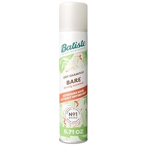 Batiste Dry Shampoo, Bare Fragrance, Refresh Hair and Absorb Oil Between Washes, Waterless Shampoo for Added Hair Texture and Body, 5.71 oz
