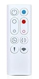 CLVIZCXOM New Fan Remote Control Replacement for Dyson AM09 Hot and Cold Fan Cool Heater (ONLY) - White