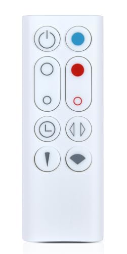CLVIZCXOM New Fan Remote Control Replacement for Dyson AM09 Hot and Cold Fan Cool Heater (ONLY) - White