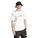 adidas Men's Essentials Linear Single Jersey T-Shirt, White/Black