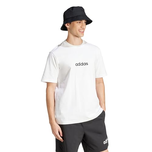 Adidas Mens Essentials Linear Single Jersey T-Shirt - Image 4