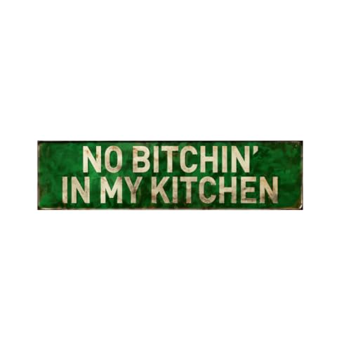 Funny Aluminum Tin Sign Vintage Green Rustic Wall Decor 16x4 Inch - image 1