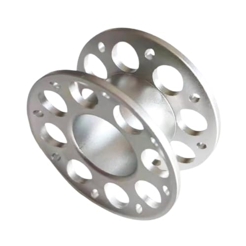 Carrete de aluminio para buceo recreativo bobina ligera Milageto para cuevas y costa