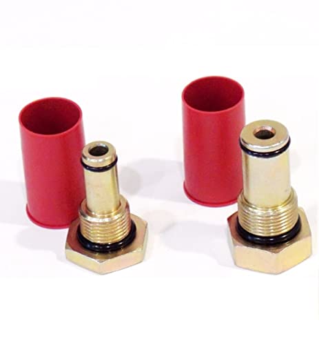 ISUMO 2 Pieces 6.0L & 7.3L Fits: Ford Powerstroke Diesel High Pressure Oil Pump IPR Valve Air Test Fitting Tool Kit