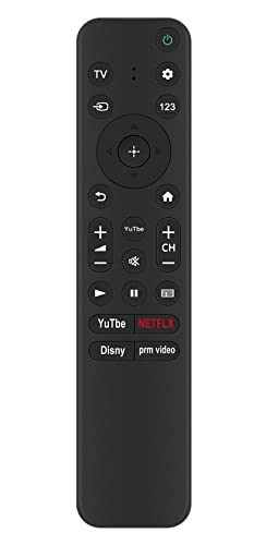 Controle remoto de substituição adequado para Smart TV Sony Bravia XR OLED 4K Ultra HD XR-42A90K XR-48A90K XR-55A95K XR-65A95K XR-65X95K XR-75X94K XR-75X95K XR-85X95K XR-75Z9K XR-85Z9K K
