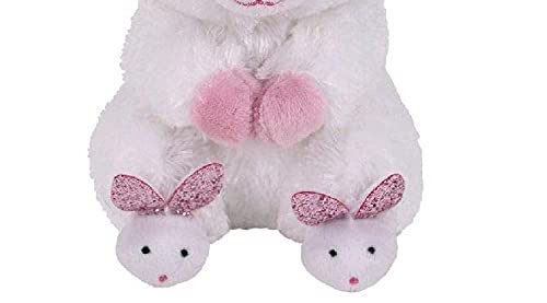 Rabbit Ty Plush Slippers Ty Beanie Boo Slippers Bunny
