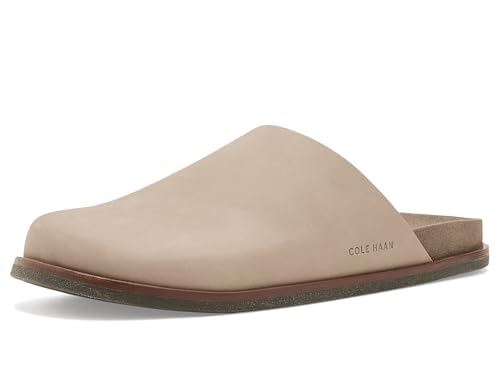Cole Haan Men's Modern Classics Mules, Oxford Tan Nubuck/Dark Natural/Nicotine-T,