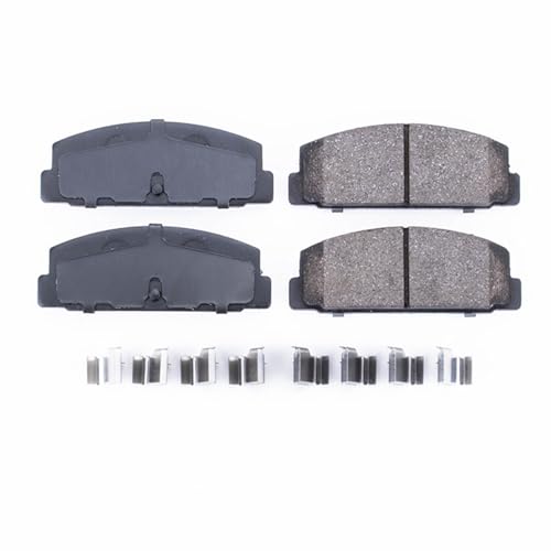 Image of PowerStop Rear Brake Pads for Mazda 6 2003-05 |Protege 2003 |RX-7 1984-91 |RX-7 1993-95 - Z17 Ceramic Brake Pads with Installation Hardware, 17-332