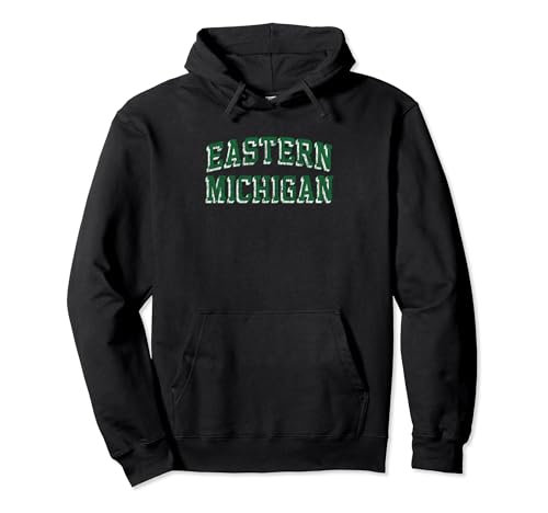 Eastern Michigan Eagles Vintage Block Officially Licensed Pullover Hoodie