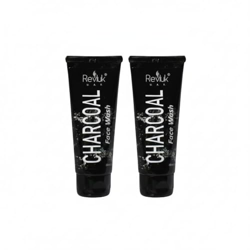 Image of inchBioChar Charcoal Face Cleanser - Gentle Detox & Daily Purification for Clear Skin inch pack of 2