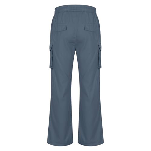 Cargo Pants for Men Baggy Wide Leg Sweatpants Teen Boys Fashion Streetwear Hip Hop Athletic Pants with Multic Pocket3