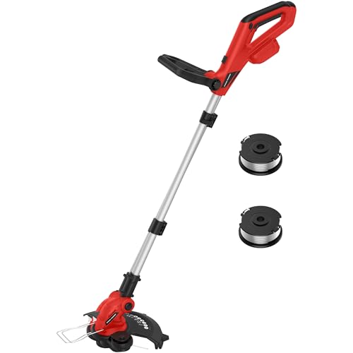 3 in 1 Cordless String Trimmer (No Battery) Compatible with Milwaukee 18V Battery 12 Electric Weed Wacker with Auto Line Feed Foldable Weed Eater/Edger Trimmer/Mower for Yard Garden Grass Trimmer