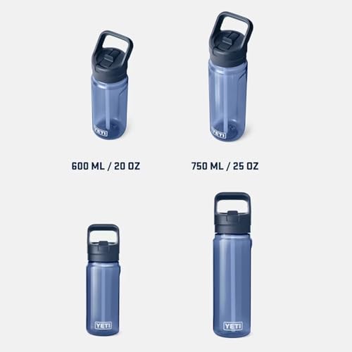 Image of YETI Yonder 750 ml /25 oz Water Bottle with Yonder Straw Cap, Cherry Blossom