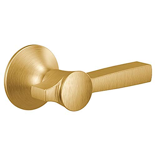 Best Cyber Monday 🔥 Moen YB0301BG Flara Decorative Toilet Tank Lever, Brushed Gold