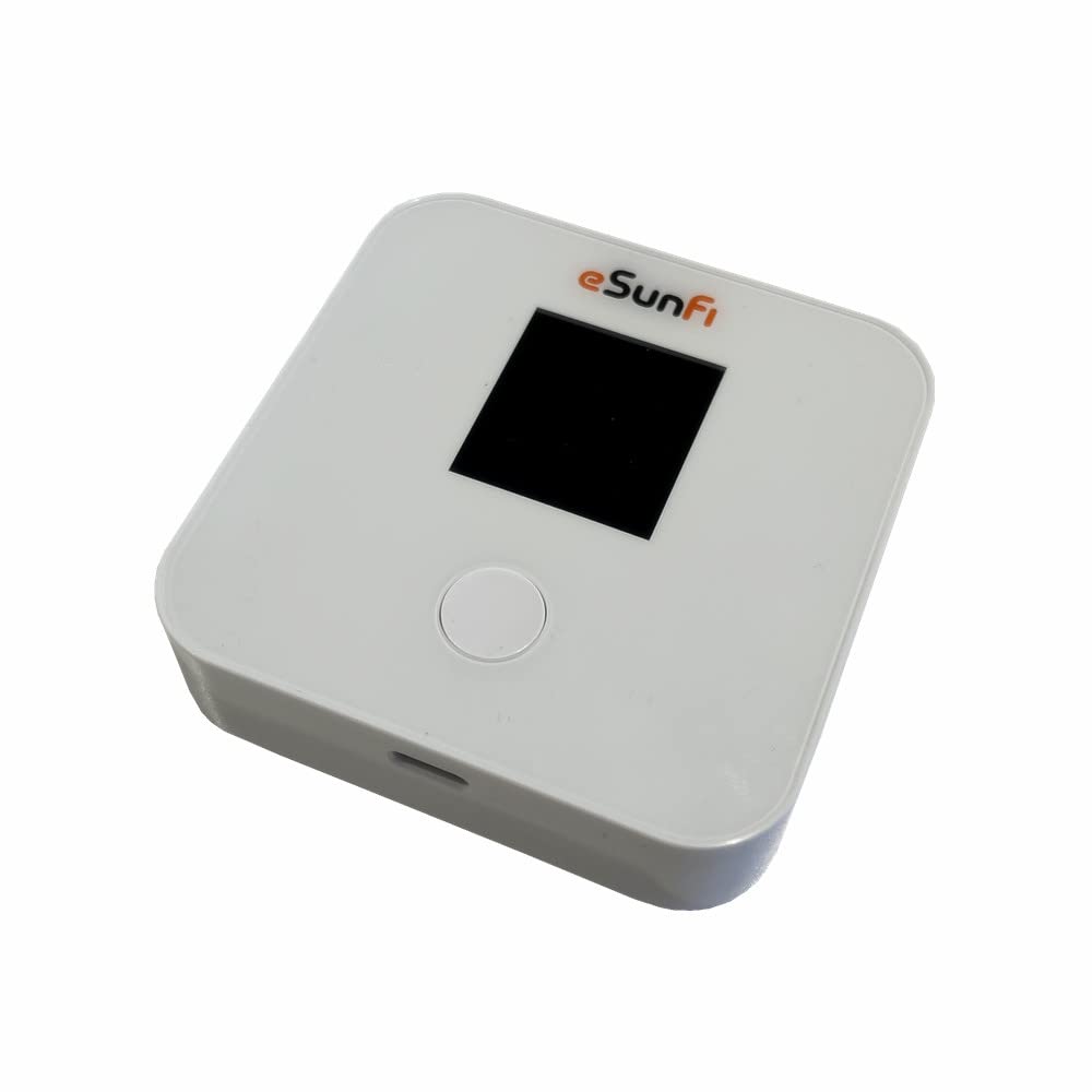 eSunFi SHFiEL40 Router Hotspot Mobile 4G LTE, WiFi Portatile Ad Alta Velocità in Tutto Il Mondo, Nessuna Scheda SIM Necessaria, Rete Wireless Sicura Ovunque
