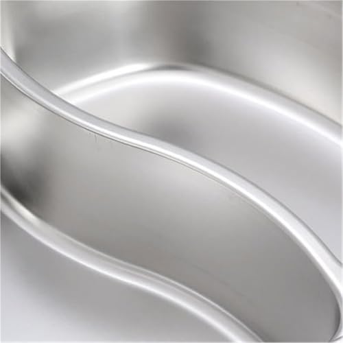 Olla para Hot Pot de Acero Inoxidable 34cm Plateada miniatura 4