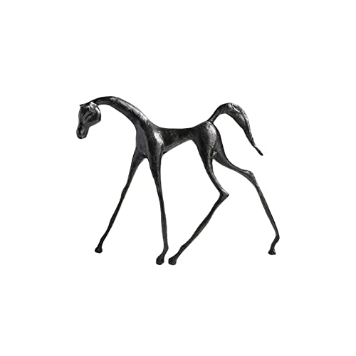 Statue de cheval abstrait en fonte, cadeau de décoration idéal