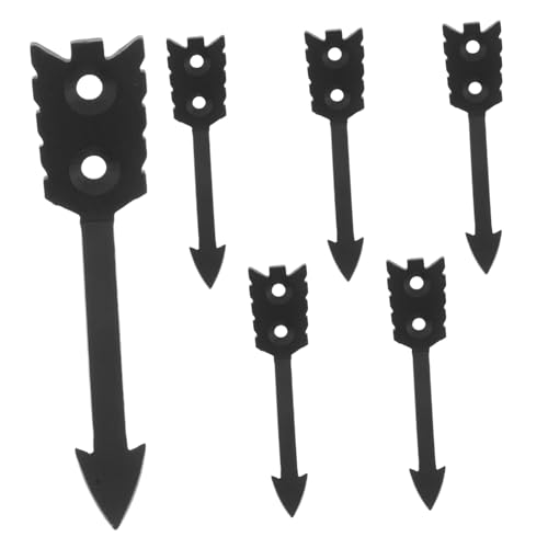HOLIDYOYO 6pcs Metal Skull Mounting Brackets European Design Helmet Hanger Skulls Wall Mount Hangers for Deer Elk
