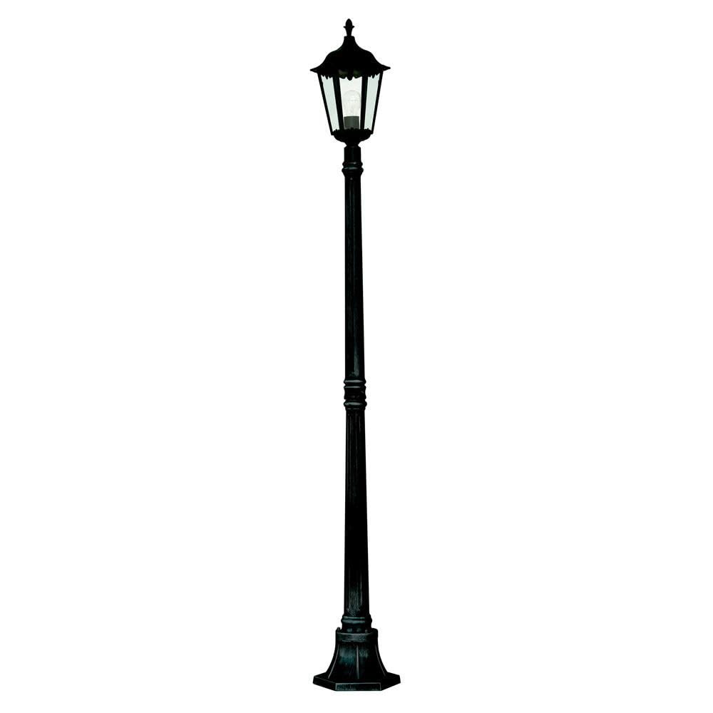 Britalia Black Outdoor Traditional Lantern Post Light - 183cm Height - 1 x E27 ES Large Edison Screw Light Bulb Required (Not Included) | Suitable for Standard or Smart LED Lamps