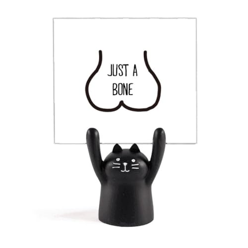 Support de dessin Chat Noir Just b pour mémo et art déco amusant
