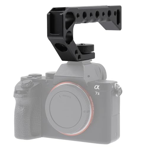 Image of FOTGA Camera Top Handle Hand Grip Handgrip Arri Locating Screw Cold Shoe for DSLR Camera
