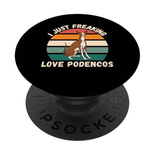 Podencos Retro Me encanta el amante de los perros Podencos PopSockets PopGrip Intercambiable
