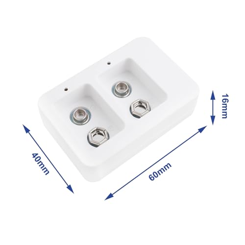 Create Idea 9V Battery Charger - Dual Slot, Quick Charging with LED Indicators for 9V Ni-MH/Ni-CD & 8.4V Li-ion Batteries - Image 3