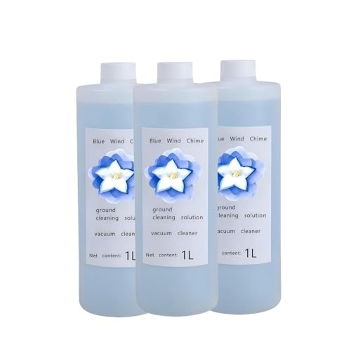 TUMINEUL Líquido De Limpieza Desodorizante De 1 Litro, Compatible con ECOVACS Deebot T30 Pro/MAX/Plus X5, Solución De Fregado Multisuperficie(1L 3PCS)