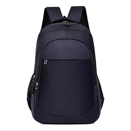 JUNMIN Mochila para Hombres, Bolsa de Escuela a Prueba de Agua de Gran Capacidad, Bolsa de montañismo Negro (Color : Blue, Size : 50x20x32cm) Cover