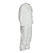 DuPont Tyvek 400 Disposable Protective Coverall with Elastic Wrists and Ankles, White, X-Large, 6-Pack