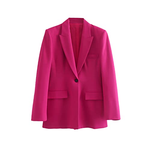 Costume blazer et jupe unie pour femme de bureau en taille M