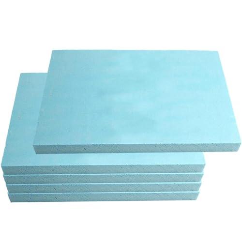 Foglio di polistirene in schiuma di schiuma ad alta densità di schiuma per la foglio di polistirene in polistirene a blocchi di polistirene per artigianato per la scultura di modellazione 5pcs 11.8x