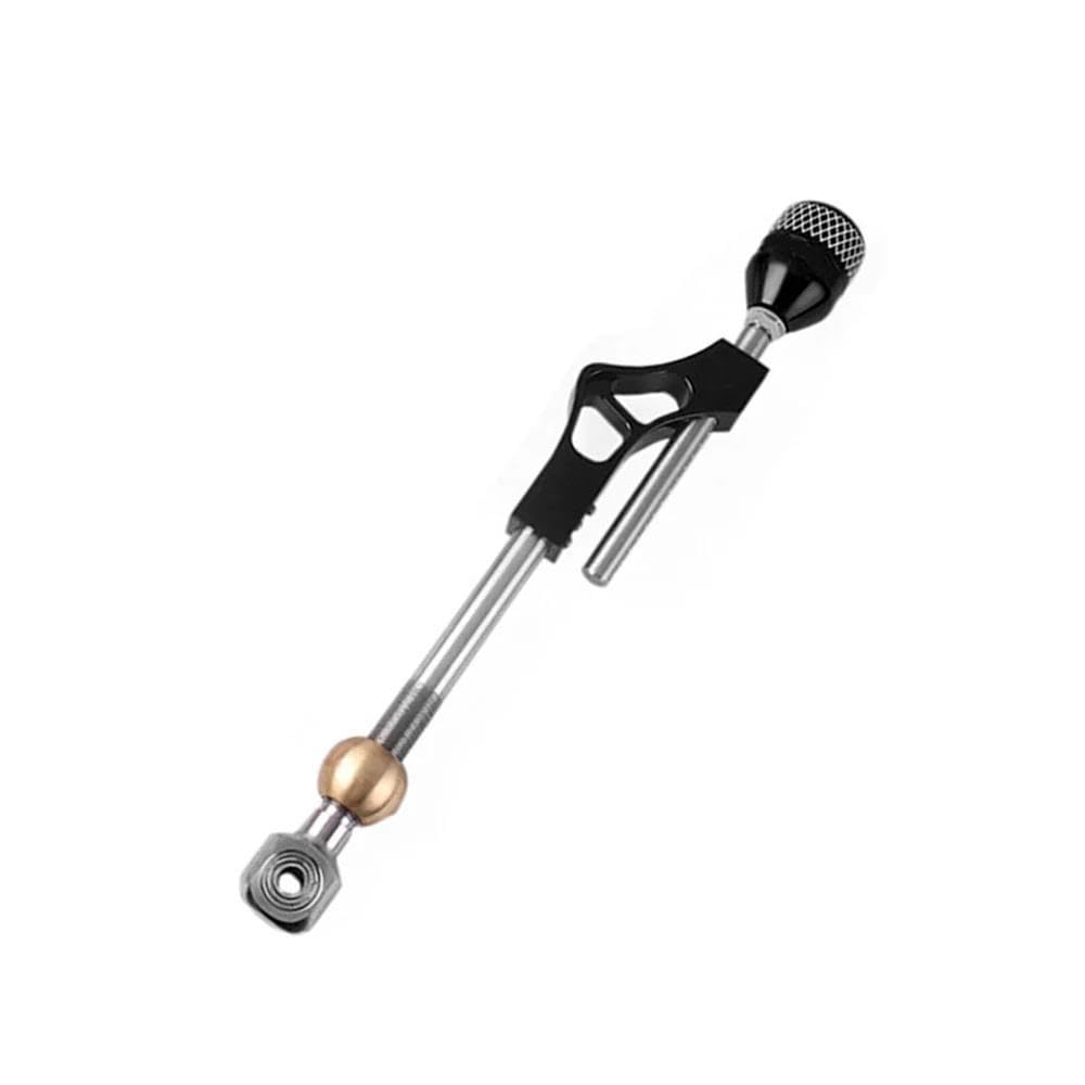 HYASDBWE Adjustable Short Shifter with Shift Knob for Civic for Integra for CRX B16 B18 B20 for D Series Gear Shifter Parts(Black)