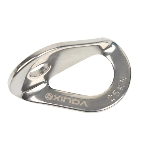 rockible Climbing Anchor Climbing Holds Stainless Steel Rock Climbing Anchor for Gym Sports Climbing Hammock, 6cm