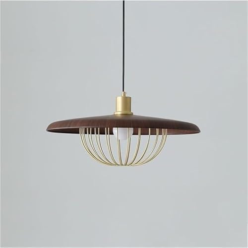 Chandelier industriel vintage bois métal suspension E27 luminaire réglable salon et bar