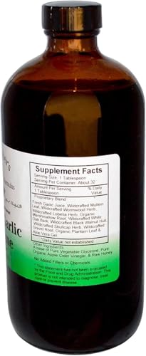 Image of Christopher's Original Formulas Super Garlic Immune Syrup | 16 fl oz | Traditional Herbal Blend | Pure, No Fillers or Chemicals | USA Made