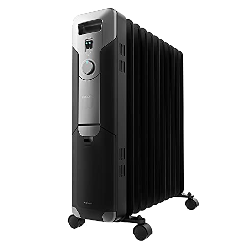 Cecotec Radiateur électrique à huile ReadyWarm 11000 Space Black 11 modules, faible consommation...