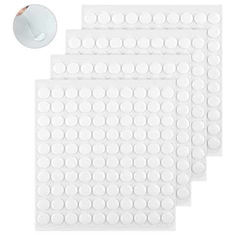 Yafe 400 Pieces Double Sided Transparent Putty Cover