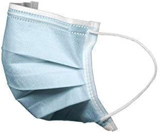 Top Mask Plus Mouthguard 50 Pcs 3-Layer Type Iir Latex Free Elastic Straps Akzenta - Blue