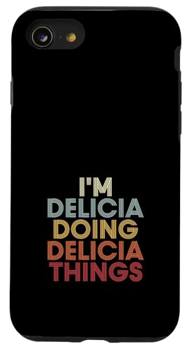 Delicia Name Delicia Personalized Name First Given �X�}�z�P�[�X iPhone SE (2020) / 7 / 8 �p