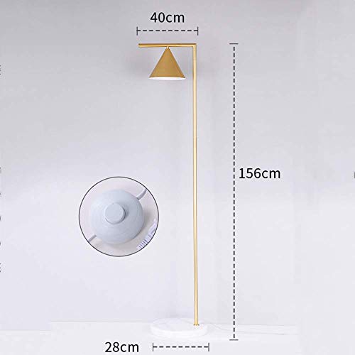 Lámpara de pie E27 ajustable con brazo de hierro pintado para iluminación óptima 6