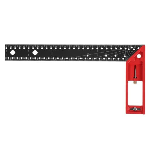 KALLORY Swing Angles Protractor Multi Angle Measuring Tool for Woodworking Ruler with Rotatable Design for Construction and Renovation Projects