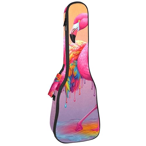 Waterproof Oxford Cloth Ukulele Bag Fairy with Bird and Flower Durable & Stylish Ukulele Case with Storage 火烈鸟61 - Les Beatles, Paul McCartney, John Lennon, RIngo Starr, George Harrison Waterproof Oxford Cloth Ukulele Bag Fairy with Bird and Flower Durable & Stylish Ukulele Case with Storage 火烈鸟61