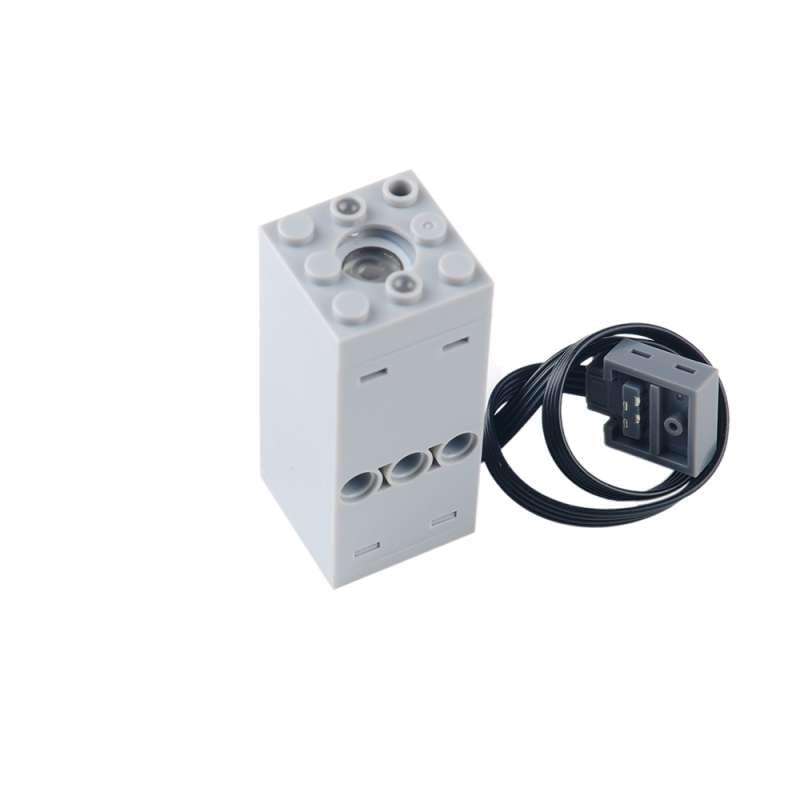 Sparkleiot Building Blocks Spray Smoke Light Electric Exhaust Modification Motor Accessories for MOC Sports Car Construction Steam Train Model