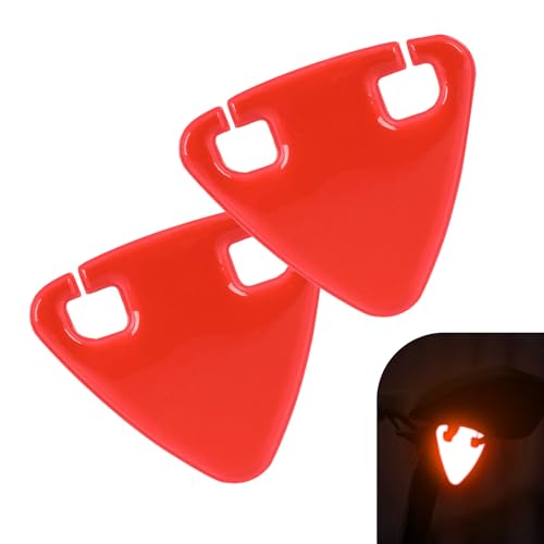 MOXRUQ 2 PCS Reflective Yield Symbols, Bike Triangle Sign, High-Visibility