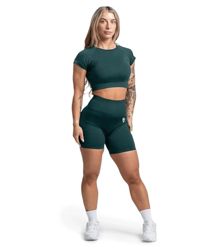 Image of Gymreapers Short Sleeve Workout Tops for Women - Crop Tops for Women Tee - Yoga Athletic Tops for Running, Gym, & Training