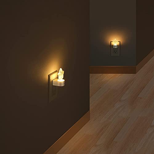 Star Plug-In Led Night Light – Dusk To Dawn Sensor & Manual Switch, Adjustable Brightness, Décor, Gift, Cute Nightlight For Bathroom, Kids, Nursery #TOP6