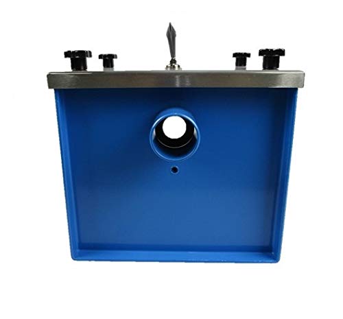 HEPA-Filterbox inklusive HEPA H13 Schwebstofffilter-Patrone | 50mm Schlauchanschluss beidseitig | Made in Germany (mit HEPA H13 Filterpatrone)