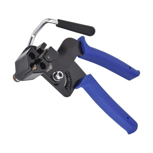 Rdxanc Pistolas de metal de acero inoxidable, alicates de atadura de cables, herramienta de sujeción de cables de metal, pistolas de sujeción de cables para apretar bridas de cables de corte